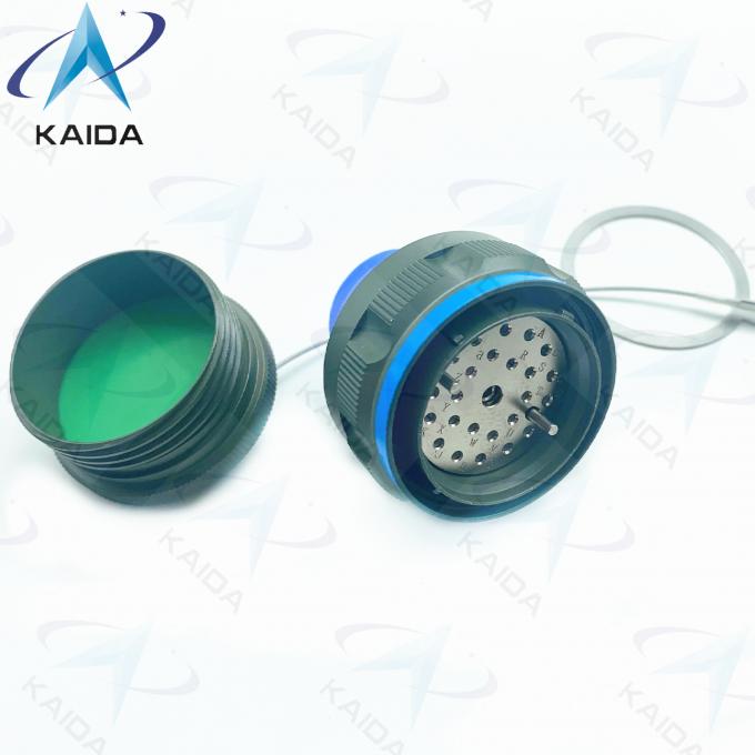 1000 Mating Cycles Single Mode Fiber Optic Connectors Polished Panel Mount Compression Connectors.J599A8/26WH24N.8D 0