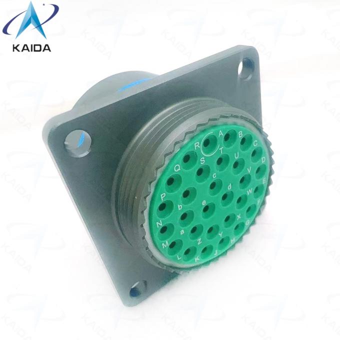 13 A Current Rating MIL-DTL-38999 Series 1 Connector With Temperature Range Minus 55 Celsius To Plus 125 Celsius And Shell Finish Olive Green Cadmium.MS27656T23B29SA 1
