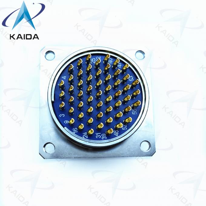 15 Shell Size Circular Electrical Connector Gold Contact Finish For MIL-DTL-38999 Series 0