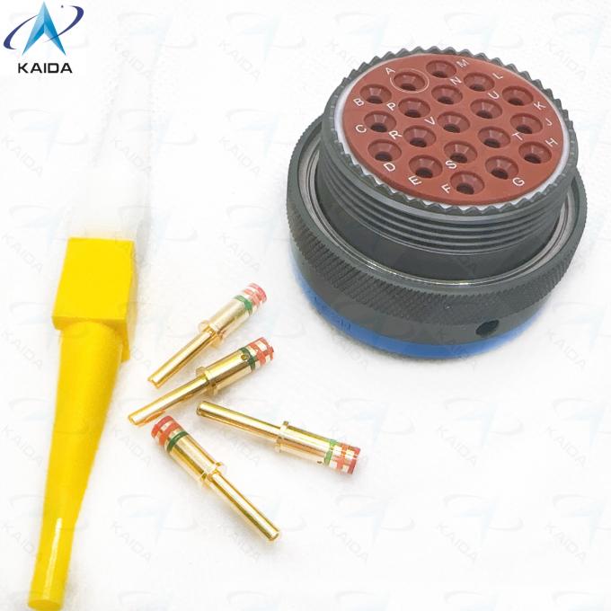 19 Contacts Straight Plug MIL-C-26482 II for Durable Connection in Heavy Duty Applications 1