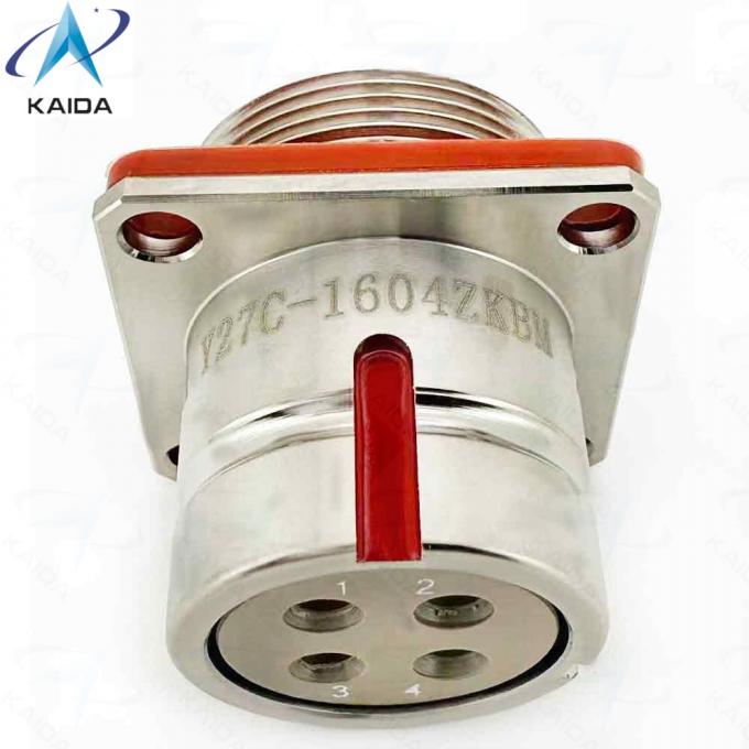 4 Number of Contacts Circular Electrical Connector Part Number Y27C1604ZKBM.Push-pull Circular Connector 1
