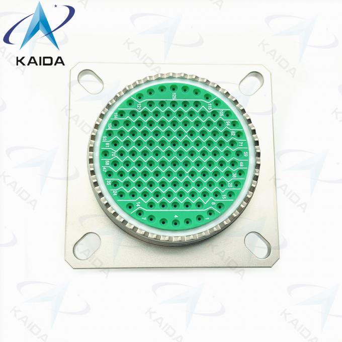 500V MIL-DTL-38999 Series 3 Connector 128 Male Pins Mil Dtl 38999 Ii.Electroless Nickel.D38999/20FJ35PA 4