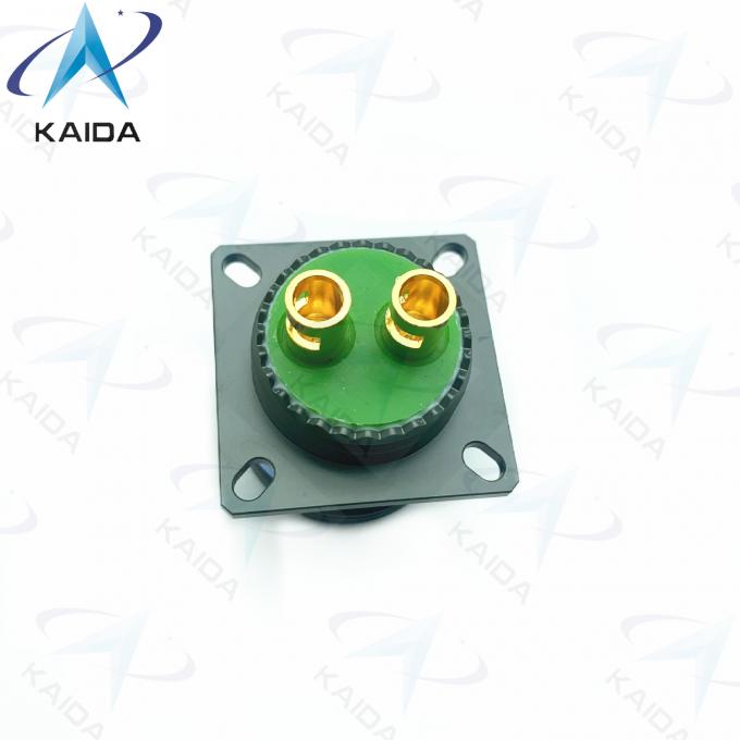 500V MIL-DTL-38999 Series Ⅲ Threaded Connector D38999/20WE62PN-H.2 8# Power Contact Olive Green Cadmium 8D Series 2