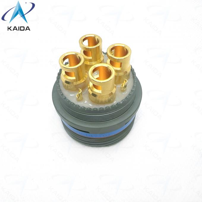 6 Contact Olive Green Cadmium Plug for Exceptional Durability and Reliability.D38999 Series Epoxy Potting.D38999/26WJ28SB-H.Solder Power Contacts 1