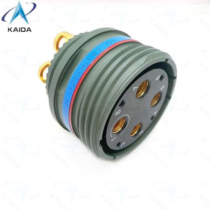 6 Contact Olive Green Cadmium Plug for Exceptional Durability and Reliability.D38999 Series Epoxy Potting.D38999/26WJ28SB-H.Solder Power Contacts 2