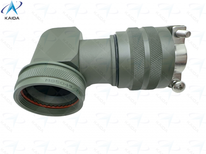 90° Angle and Profile Spin Coupling Connector Backshell with Olive Green Cadmium Finish M85049/79-21W07 4