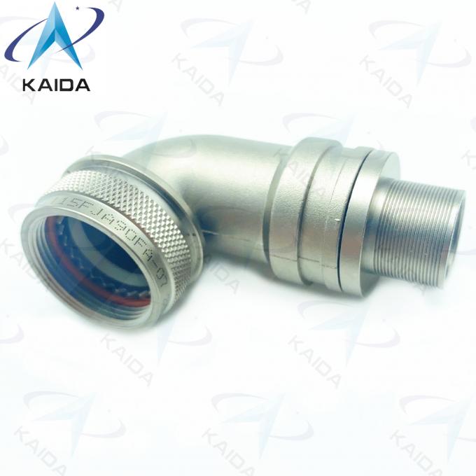 90° Spin Coupling Electroless Nickel EMI/RFI Connector Backshell J599Ⅲ15FJA90FA-07 2