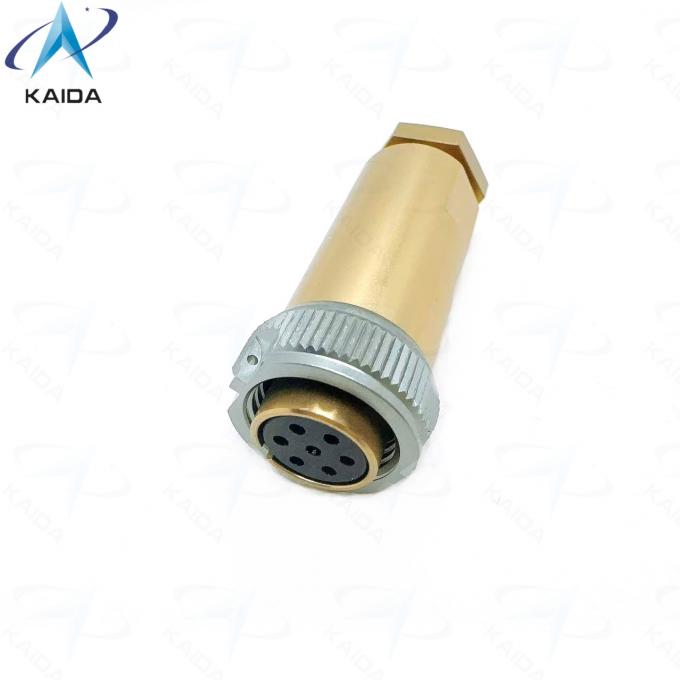 Aluminum Alloy, Chromated Finish.PC-7TK.Straight Plug 4 pins.Russian Standard PC Series Connectors.PC-7TB 2