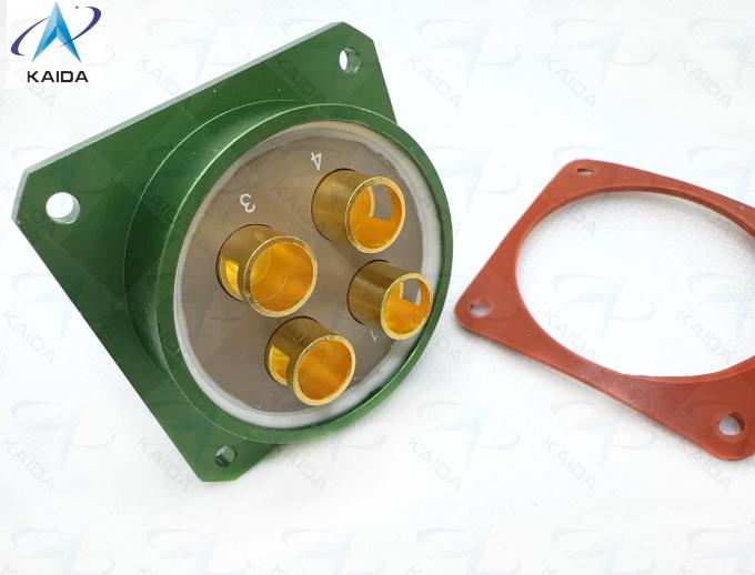 Aluminum Circular Electrical Connector -55C To 125C for Heavy-Duty Industrial Machinery.in Extreme Temperatures.High-current Connector. Y50DX-3204ZK10P1 3