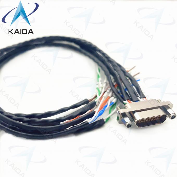 Balck Wire MIL-DTL-83513 Micro-D Connectors Brass Coupling Nut Micro D Connector 1
