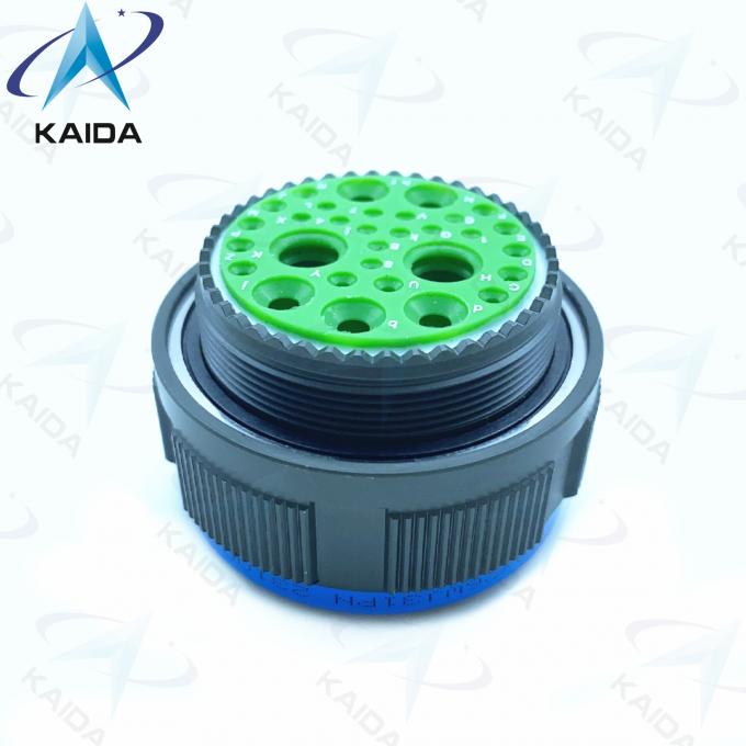 Connector Type Plug for MIL-DTL-38999 Series Ⅲ Copper Alloy.D38999/26WJ31PN. 2 Coax Contact and 29 Power Contact 1