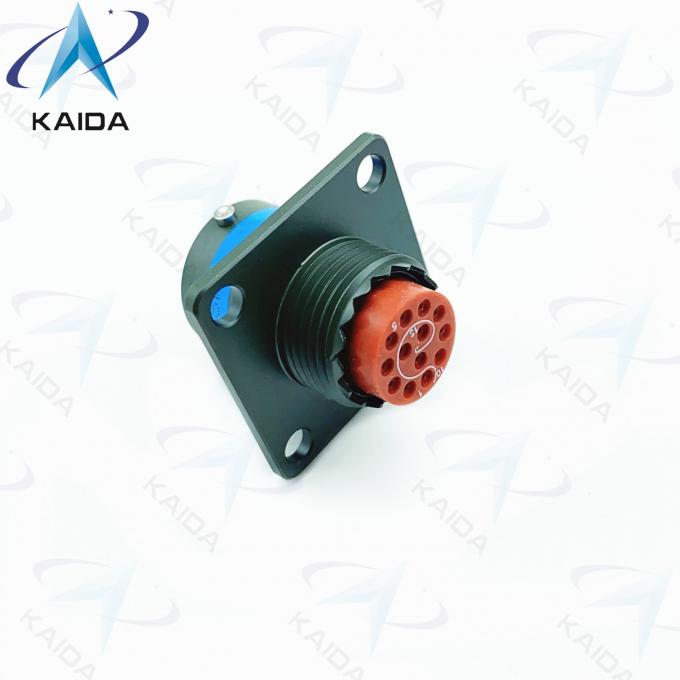 Crimp Wall Mount D38999 Series 2 Receptacle 500V 38999 Ethernet Connector 13 Female Pins.MS27497T10B35S 2