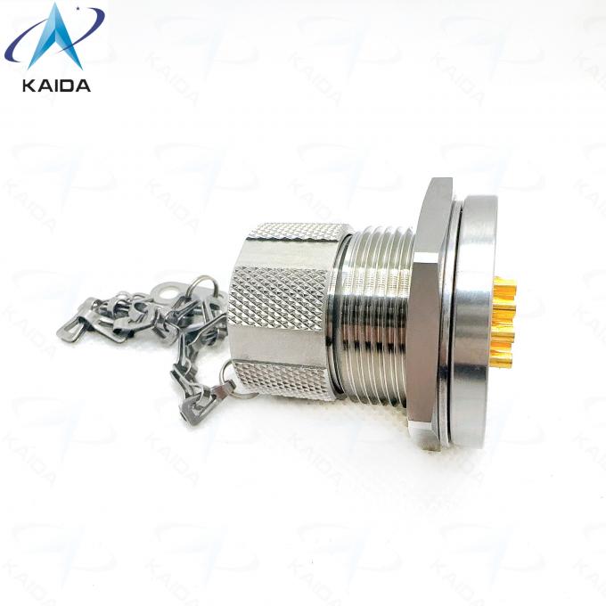 Custom Hermetic Jam Nut Receptacle Stainless Steel Passivated for Long-Lasting Hermetic Sealing Solutions 0