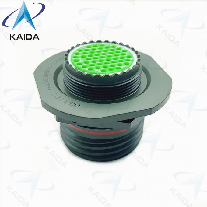 Dependable MIL-DTL-38999 Series 3 Jam Nut Receptacle D38999 24WE35PN 1