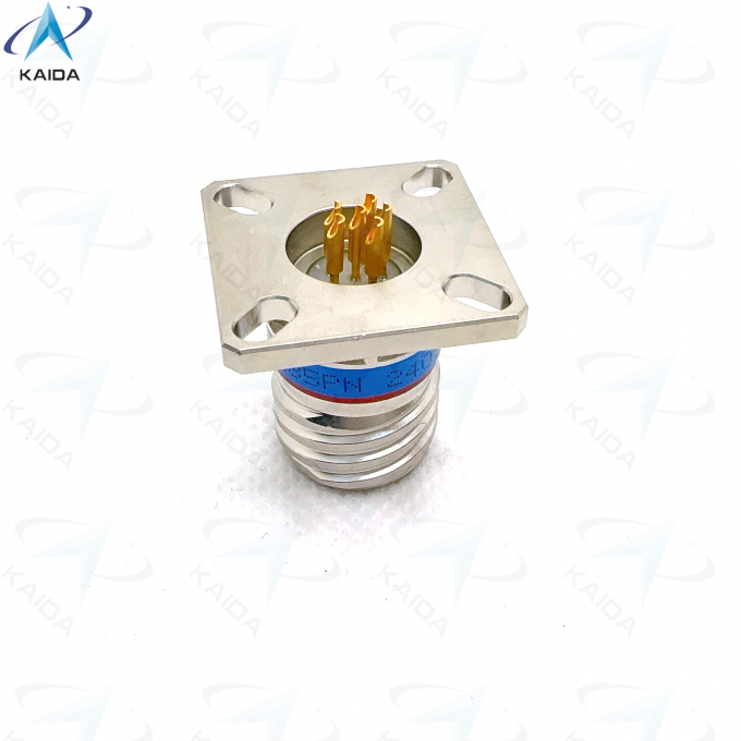 Electroless Nickel Shell 7 A MIL-DTL-38999 Series Ⅲ Hermetic Box Mounting Receptacle D38999/21NA35PN 0
