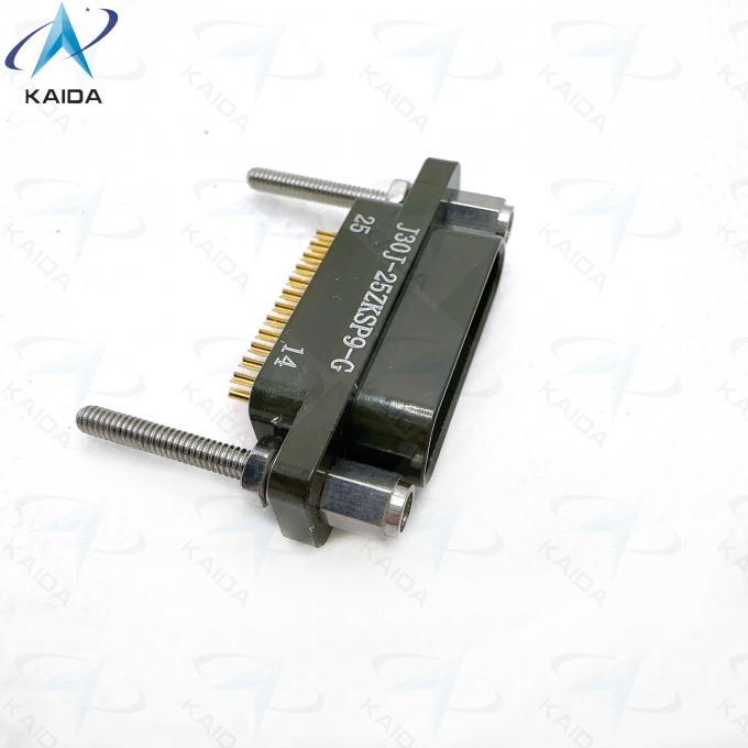 Gender-Friendly Metal Shell Receptacle With P9 Accessory M83513 for MIL Spec.J30J-25ZKSP9-G  Olive Green Cadmium Plating, 2