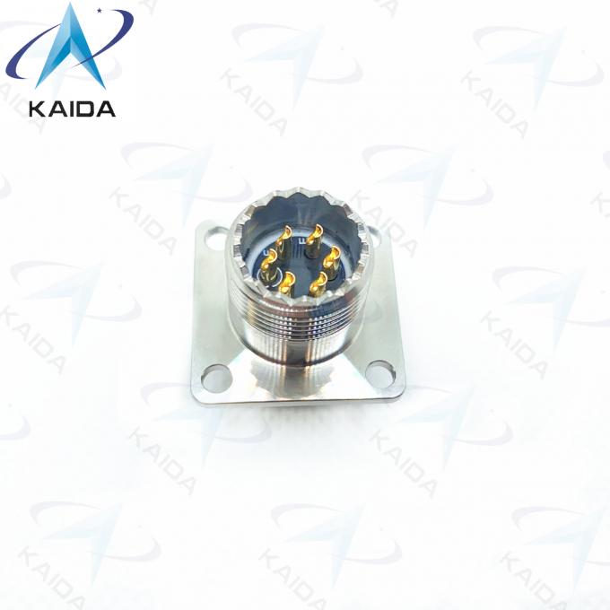 Gold Contact Finish 6 Contact Solder Type MIL-DTL-26482 Series Connector MS3470S10-6PH Stainless Steel Passivated 1