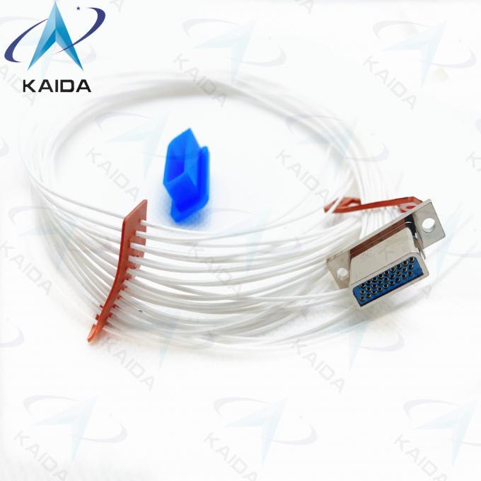J14F-27ZKB J14F Gold Plated Solder J14 Receptacle Connector 800V 3A Voltage Rating With 30cm Wire 1