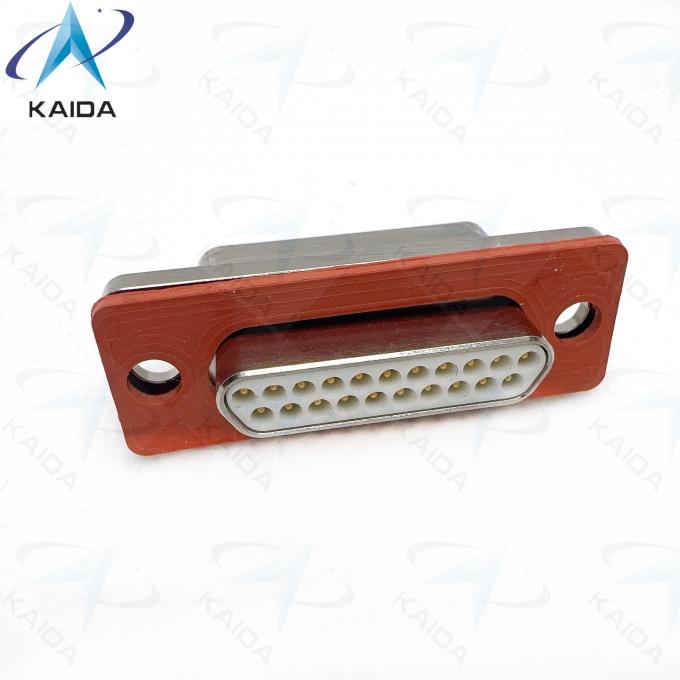 J29M Series Hermetic Receptacle With 21 Contact Metal Shell And Nickel Finish J29M-21TJH 0