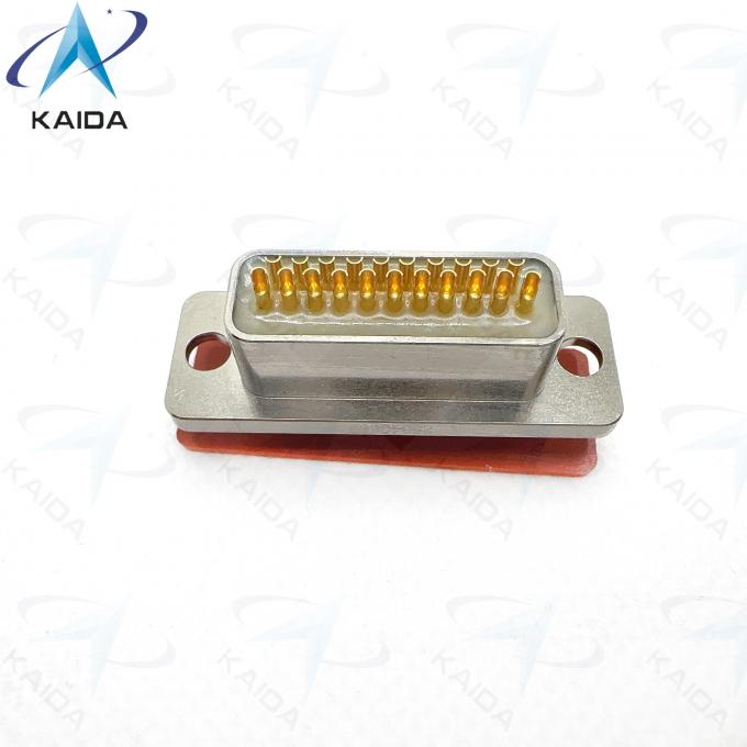 J29M Series Hermetic Receptacle With 21 Contact Metal Shell And Nickel Finish J29M-21TJH 3