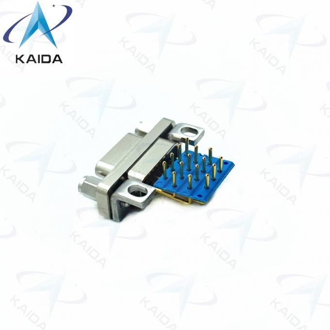 J30J-15TJWP Gold Over Nickel Contact Plating MDM Series 15 Male Pins 90 Degree Receptacle 0