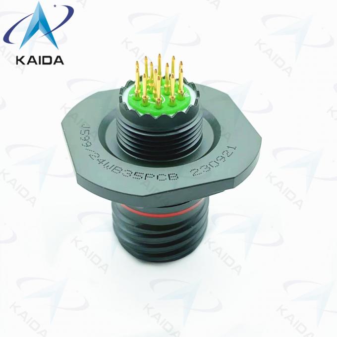 Jam Nut Receptacle MIL-DTL-38999 Series 3 7A PCB Type Mil 38999 Circular Connectors 1