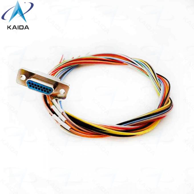 MDM Metal Shell Part Number MDM 15PH003B.15 Pins.MIL-DTL-83513 Series.Electroless Nickel.Harness-insulated wire. 0