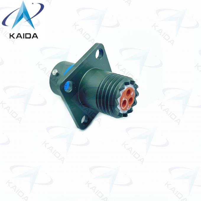 MIL-DTL-26482 Connectors with Olive Green Cadmium Finish / Crimp Contact Type MS3470B08-33SN Narrow Flange Receptacle 2