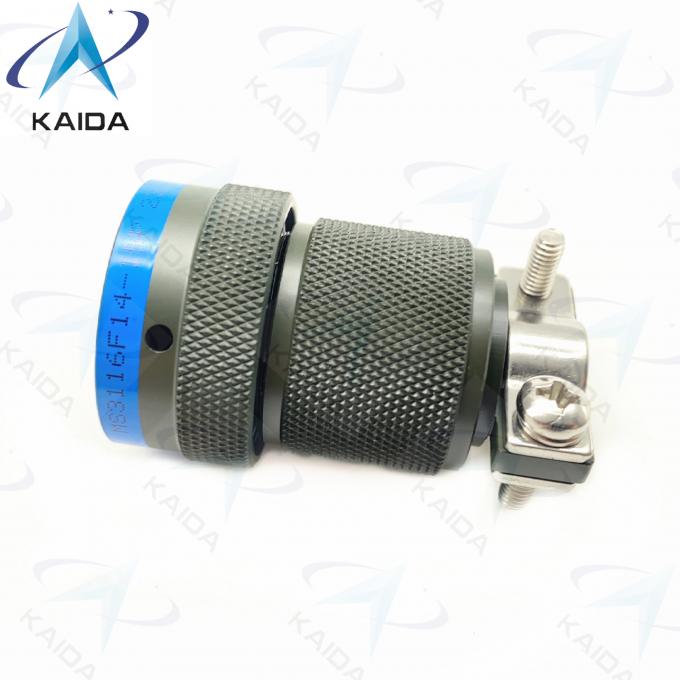 MIL-DTL-26482 Series Ⅰ Miniature Connector MS3116F14-15P Olive Green Cadmium 15 Male Pins 2