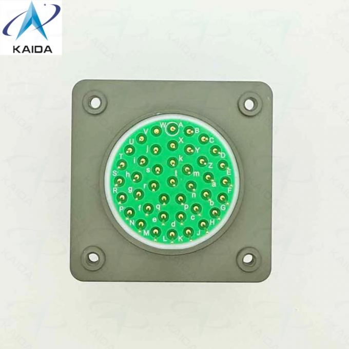 MIL DTL 38999 Series Ⅰ Box Mounting Receptacle Connectors.88-628717-41S.Shell Size 21,41 PCB Contacts.Olive Green Cadmium.LJTP02R 3