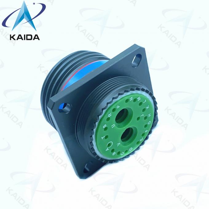 MIL-DTL-38999 Series Ⅲ Connector D38999/20WG79PN High And Low Frequency Mixed Olive Green Cadmium Plating 1
