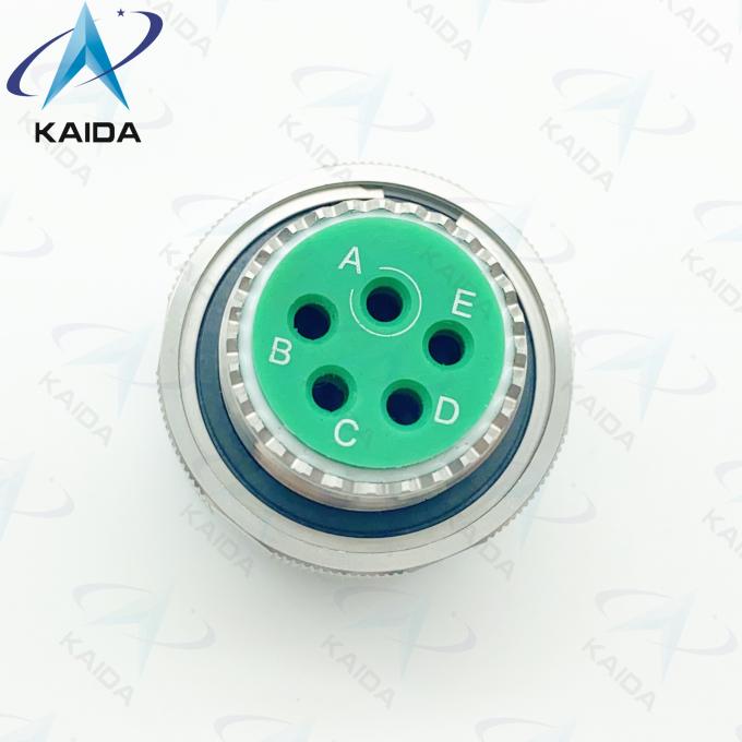 MIL-DTL-38999 Series Ⅲ Plug D38999/26KE05PN Stainless Steel Passivated 5 Female Pins 3