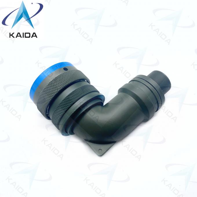Miniature Connector MIL-DTL-26482 Series Ⅰ With Olive Green Cadmium Shell Finish 90 Degree Plug PT08E16-8P 8 Male Pins 0