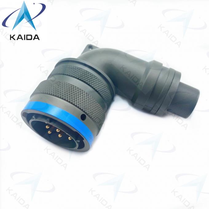 Miniature Connector MIL-DTL-26482 Series Ⅰ With Olive Green Cadmium Shell Finish 90 Degree Plug PT08E16-8P 8 Male Pins 1