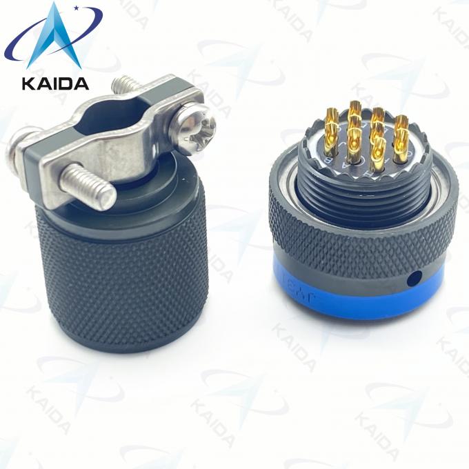 Olive Drab Cadmium MIL-DTL-26482 Connector I MS3116F12-10S Straight Plug With Cable Clamp 1