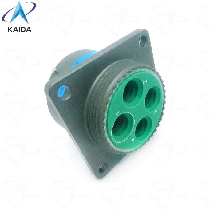 Olive Green Cadmium Shell Finish MIL DTL 38999 Series Ⅰ Circular Connector Copper Alloy Contact Material Rugged Durable.High -Current.MS27656T23B44SA 1