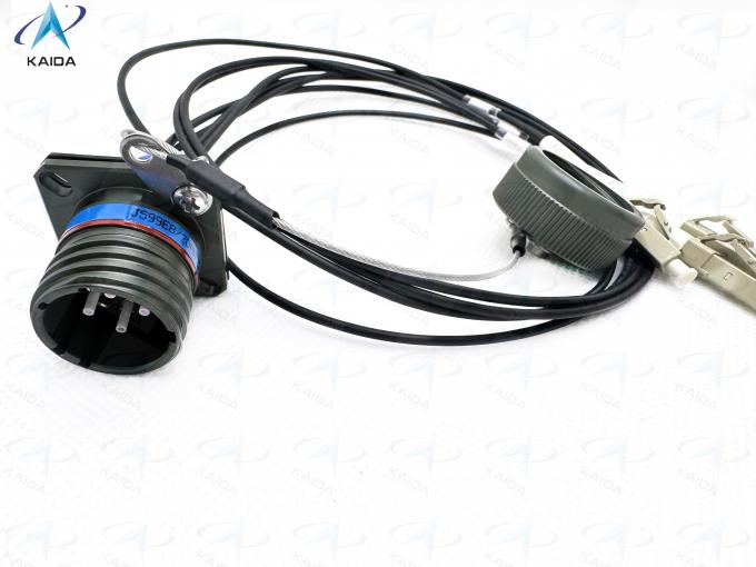 Panel Mount Optical Fiber Connectors With Female Connector Mounting Expanded Beam Fiber Optic Connector J599E8/20MWC04N 2