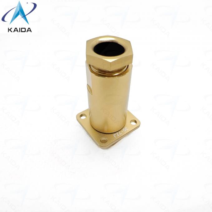 Russian Standard PC Series Connectors.PC7ZJ 7 Contacts Square Flange Receptacle.Aluminum Alloy, Chromated Finish.PC-7ZB. 3