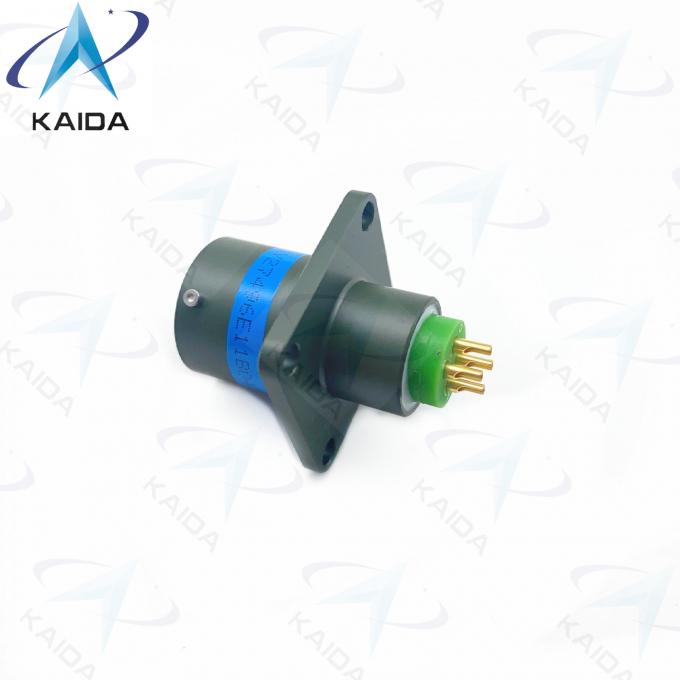 Shell Size 11 MIL-DTL-38999 Series Ⅰ -55°C To 125°C MS27496E11B04PA-H 4 Male Pins Olive Green Cadmium Palting 2