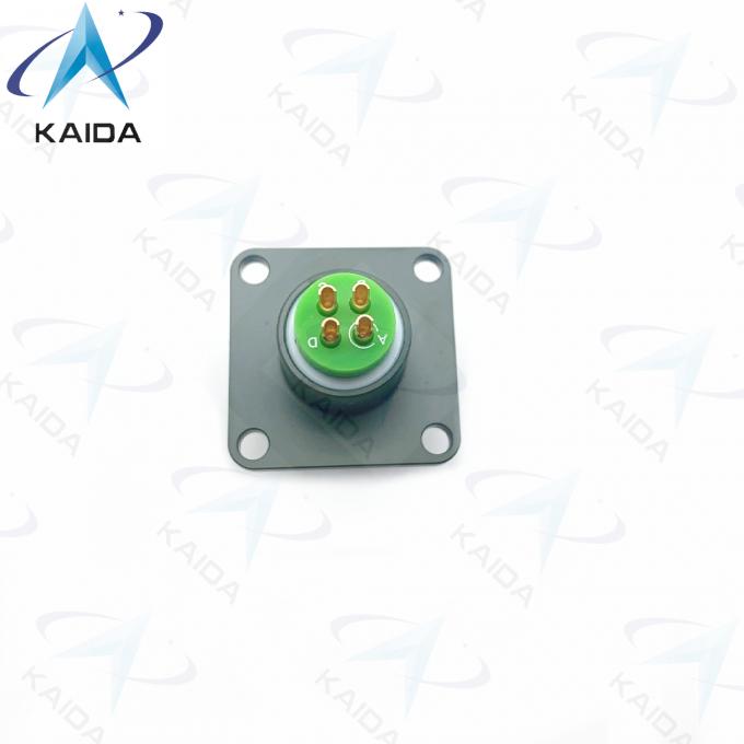 Shell Size 11 MIL-DTL-38999 Series Ⅰ -55°C To 125°C MS27496E11B04PA-H 4 Male Pins Olive Green Cadmium Palting 4