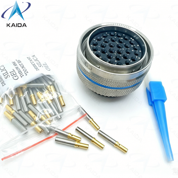 SS Connector Shell Circular Electrical Connector 30 Contacts.EN2997 high temperature firewall connectors.EN2997SE62430F6.853 series 0