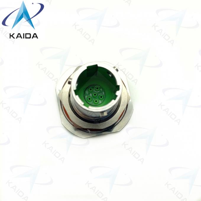 Stainless Steel 500V MIL-DTL-38999 Series Ⅰ With Crimp Contact Type MS27468T09E35P 6 Female Pins 3