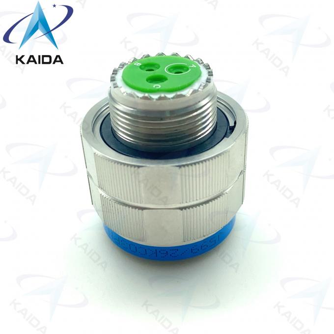 Stainless Steel Passivated Shell MIL-DTL-38999 Series Ⅲ Connector 3 Male Pin Contacts Included D38999/26KC03PN 1