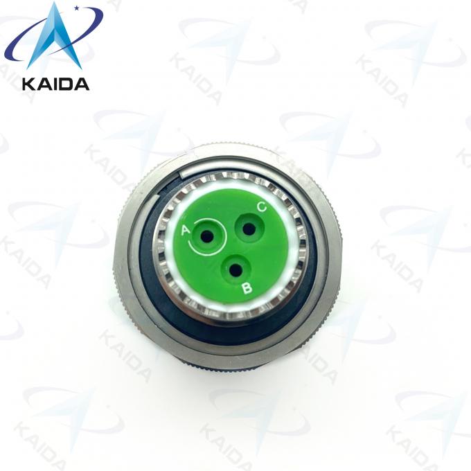 Stainless Steel Passivated Shell MIL-DTL-38999 Series Ⅲ Connector 3 Male Pin Contacts Included D38999/26KC03PN 3
