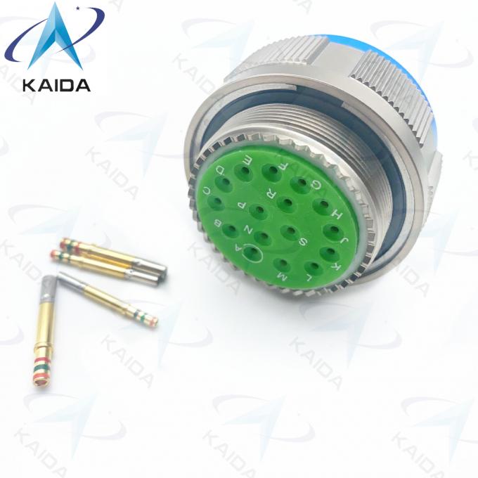 Threaded Coupling MIL-DTL-38999 Series Ⅲ With Crimp Contact  16# Female Contacts.Electroless Nickel.D38999/26FH97SA. 3