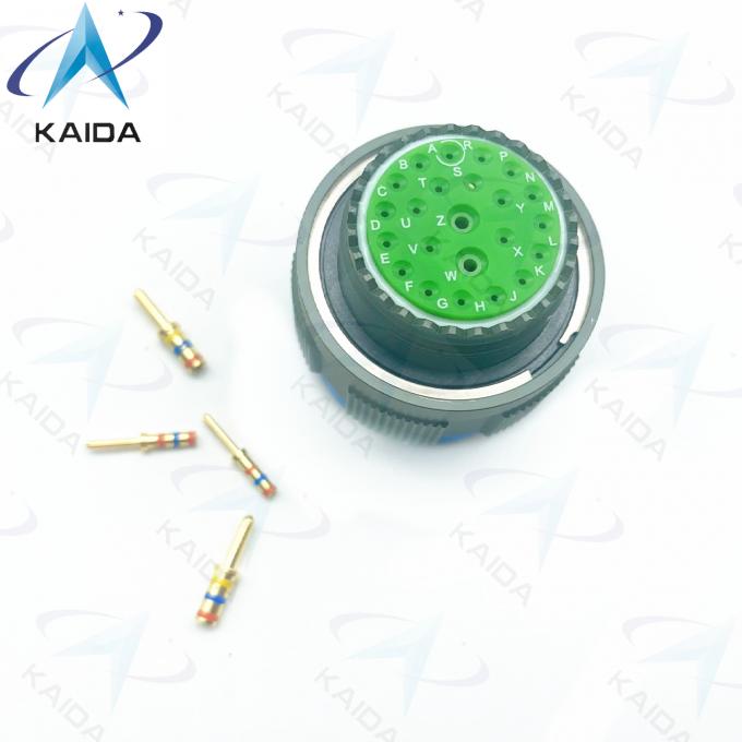 Threaded MIL-DTL-38999 Series 3 Receptacle 23 Copper Alloy Crimp Contact Gold Finish 7A.D38999/26WE99PA.8D series 5